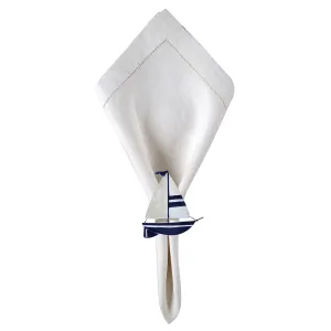 Pearlized Sailboat Napkin Ring