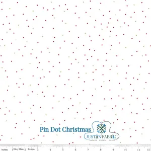 Pin Dot Christmas Cotton Remnant by Lori Holt | Riley Blake Designs