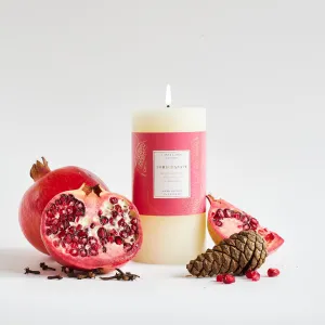 Pomegranate Scented Pillar Candle