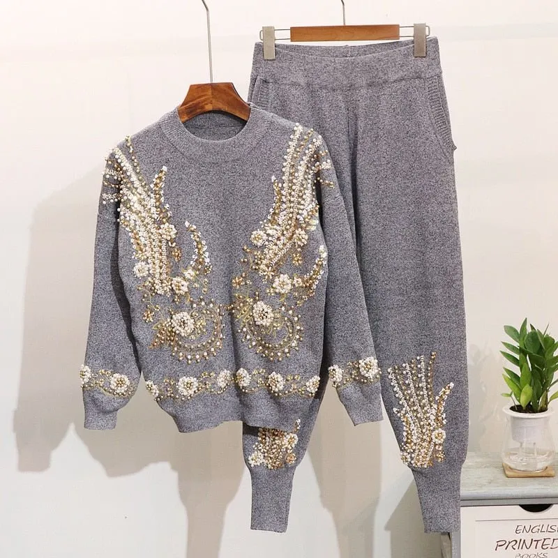 Pre Order:  Sequin Knit Set