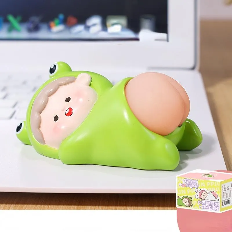 Q Bomb Butt Jun Desktop Decoration Office Decompression Toy Good Pinch Soft Doll Cute Cartoon Gift