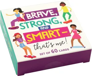 "Brave, Strong, & Smart" Inspirational Cards for Girls - 60 pc.