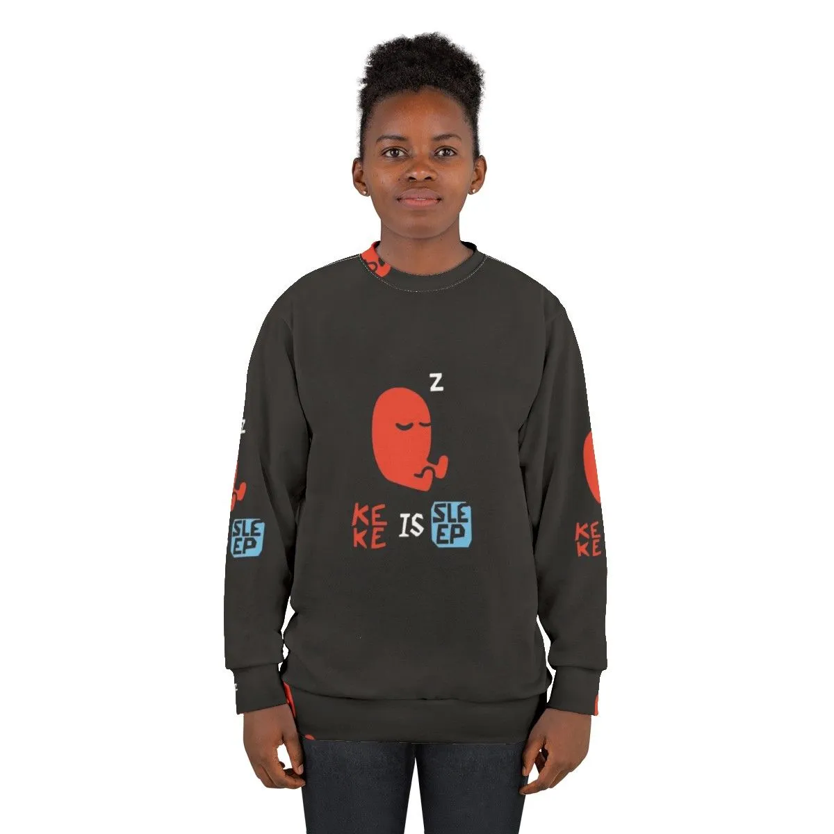 "Keke Is Sleep" Puzzle Game Sweatshirt - Gaming Apparel