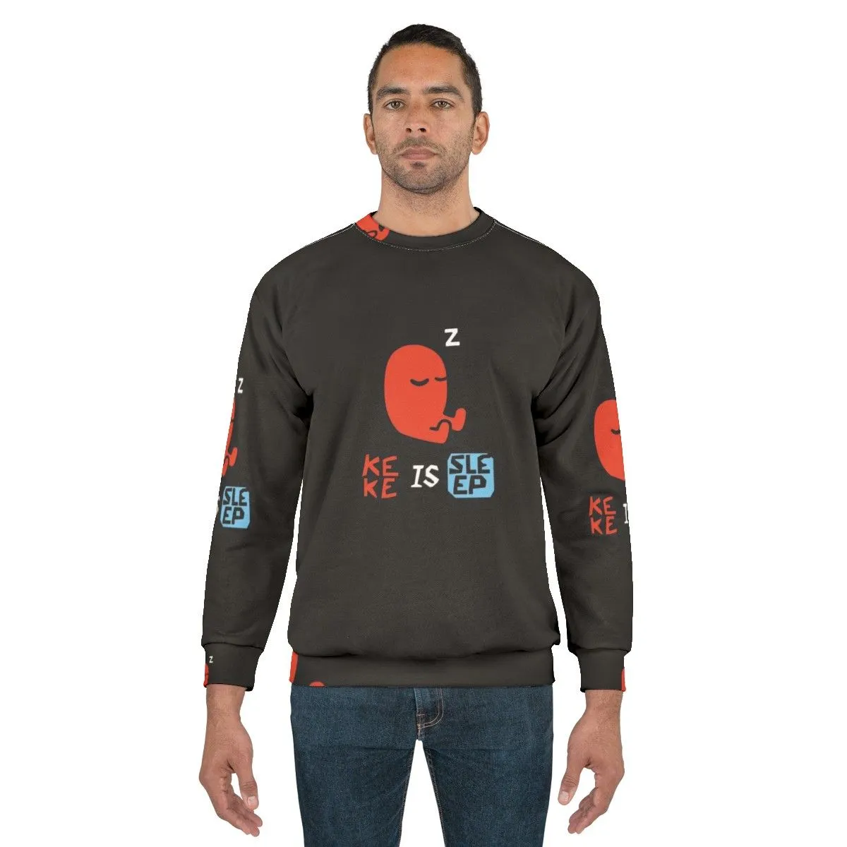 "Keke Is Sleep" Puzzle Game Sweatshirt - Gaming Apparel