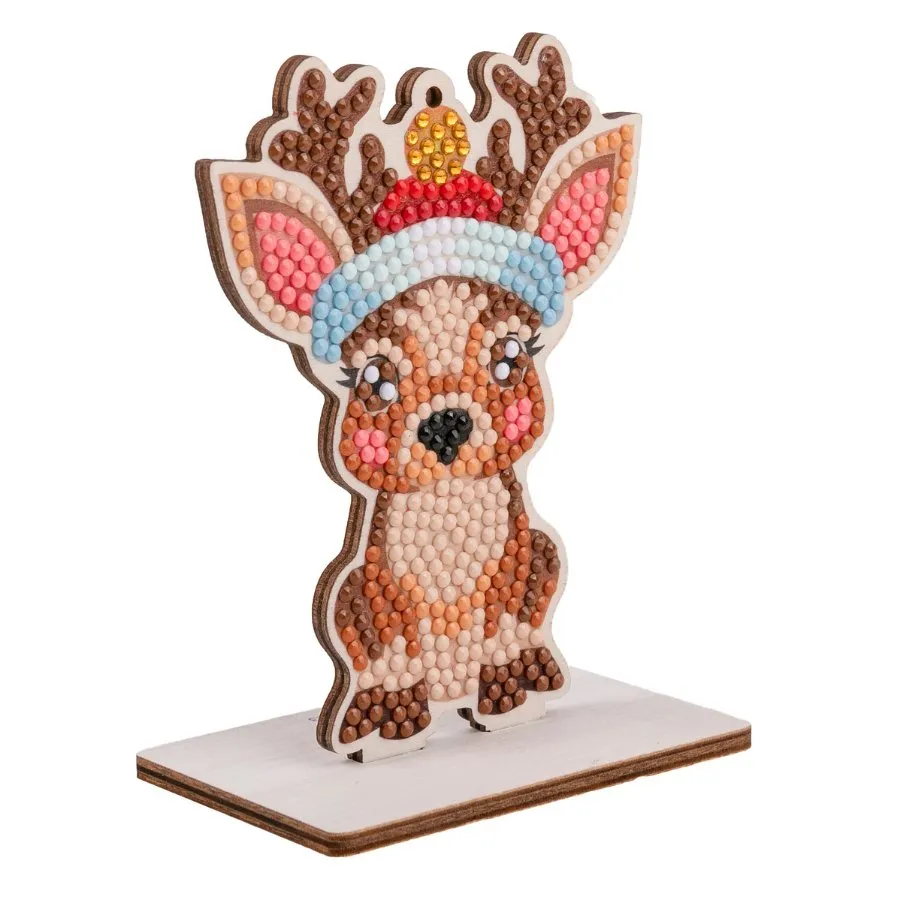 "Reindeer" Crystal Art Buddies Festive Series 4 Decoration