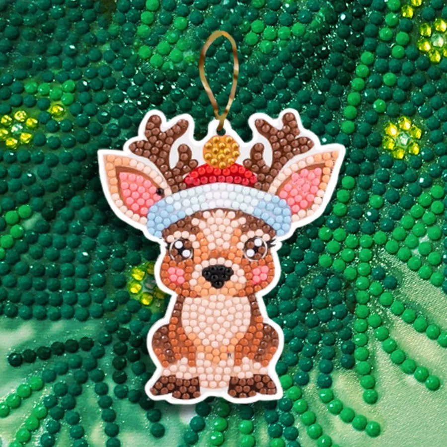 "Reindeer" Crystal Art Buddies Festive Series 4 Decoration