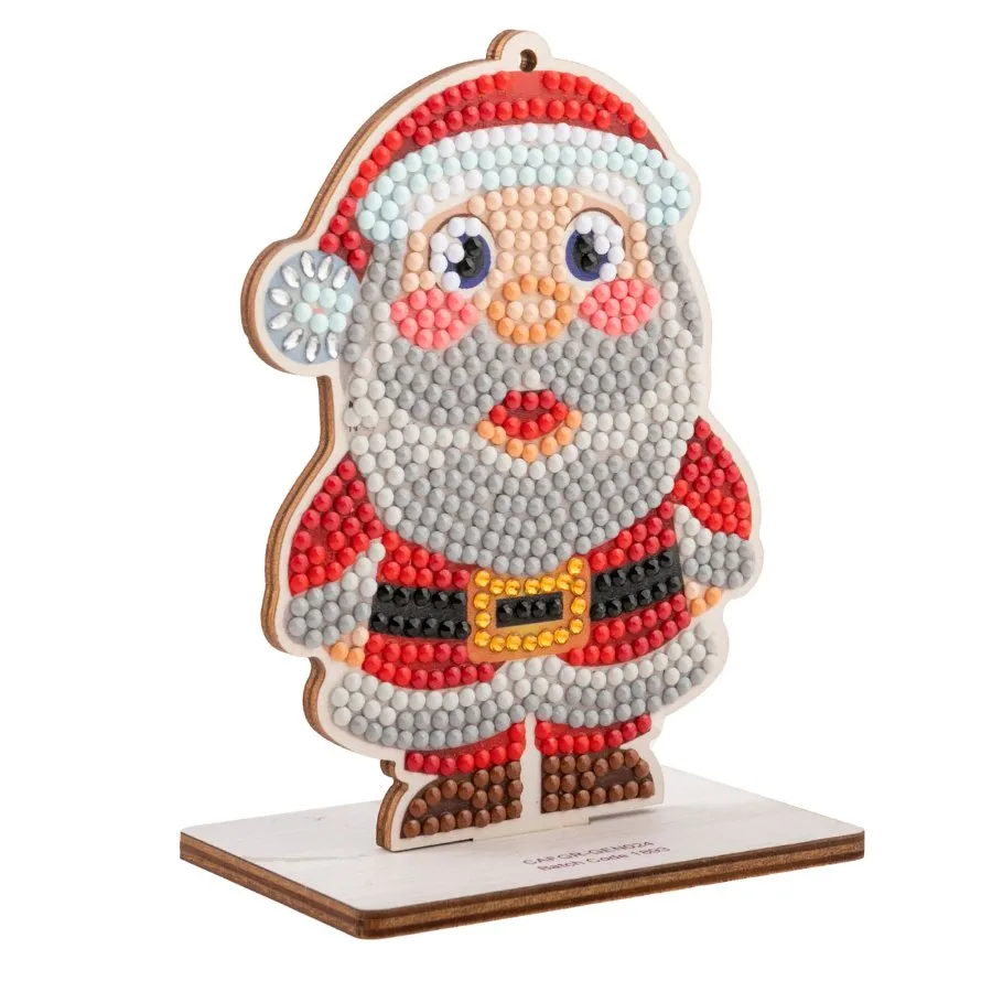 "Santa" Crystal Art Buddies Festive Series 4 Decoration