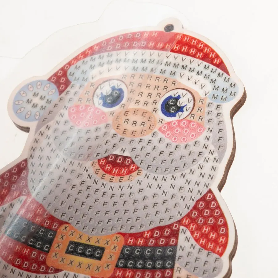 "Santa" Crystal Art Buddies Festive Series 4 Decoration