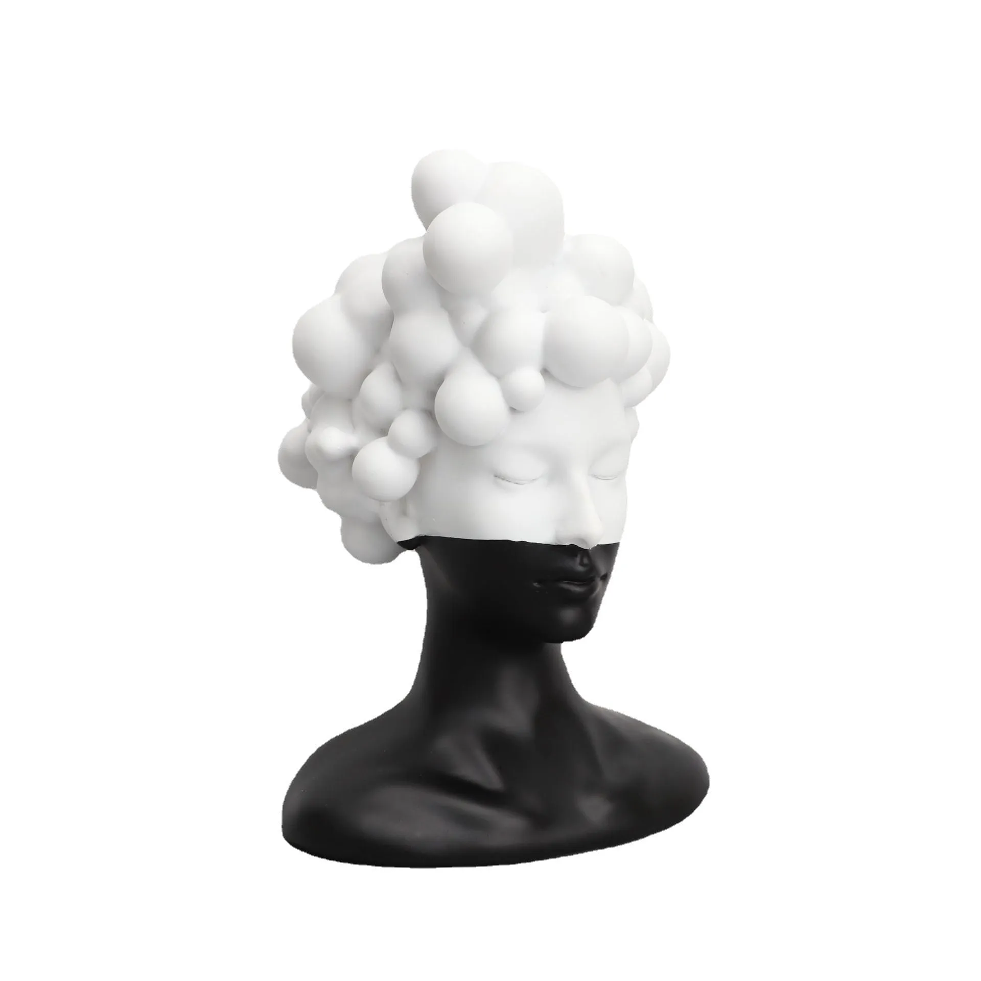 TEEK - Abstract Sphere Head Woman Decor