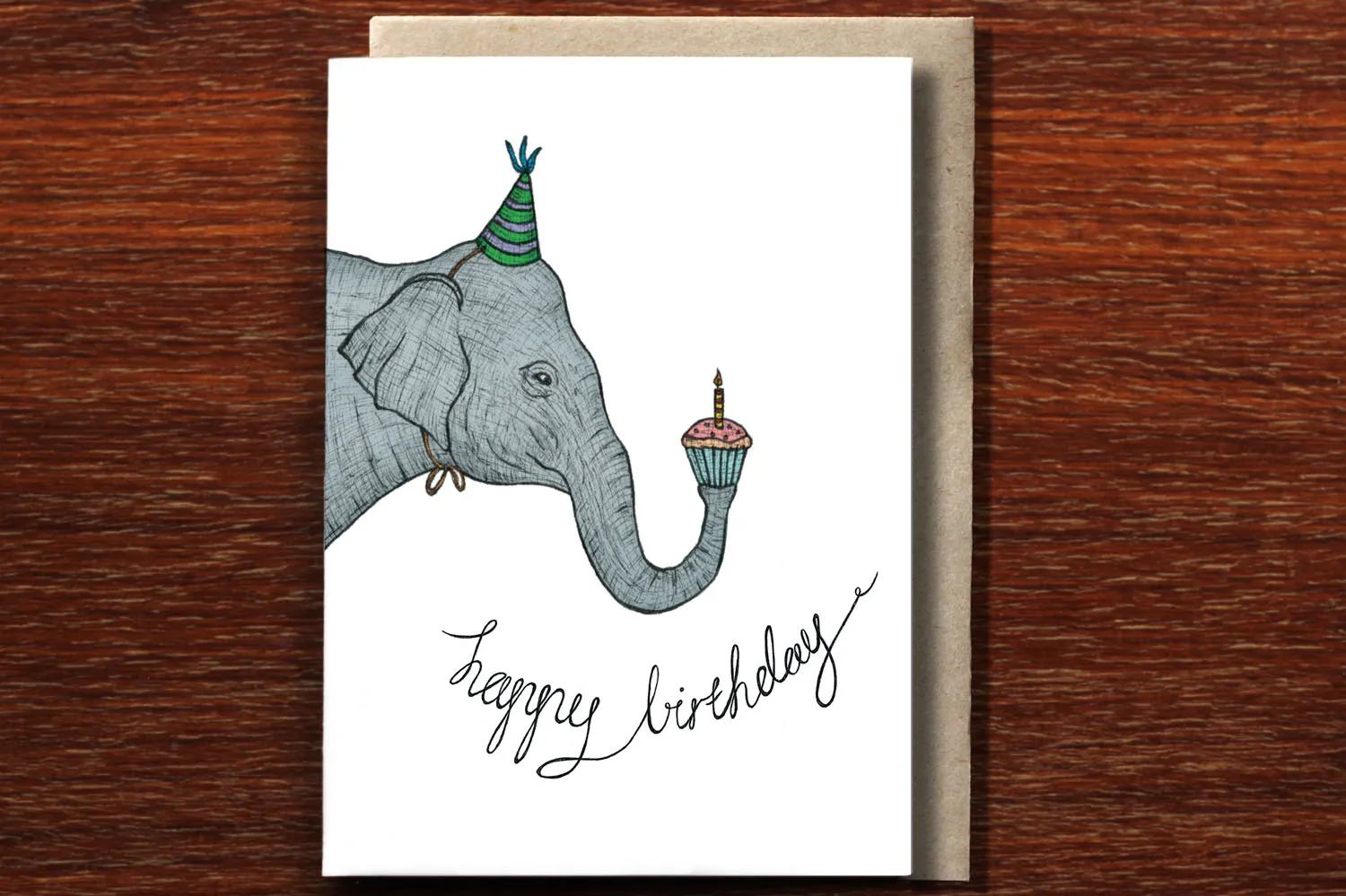 The Nonsense Maker - Greeting Card - Birthday Elephant