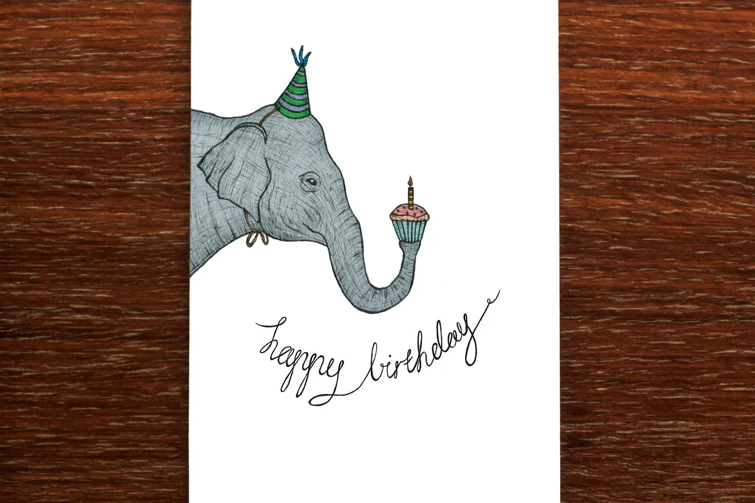 The Nonsense Maker - Greeting Card - Birthday Elephant