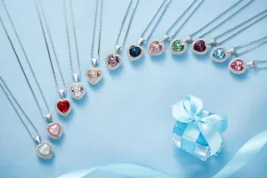 The perfect little horoscope heart necklaces