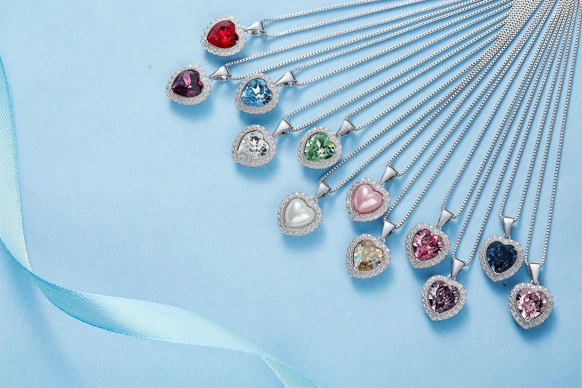 The perfect little horoscope heart necklaces