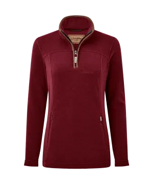 Tilton II Quarter Zip Fleece - Claret