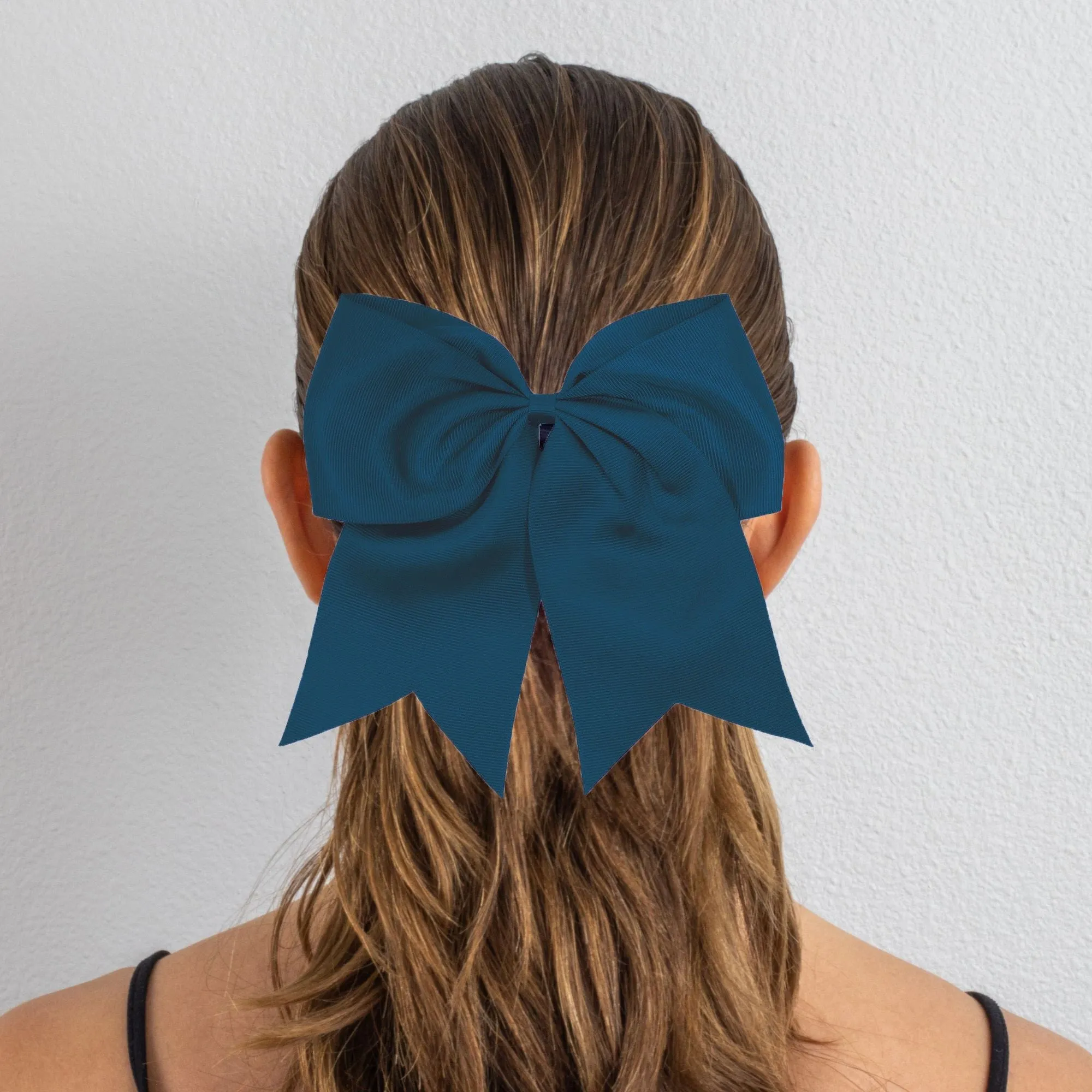 Twilight Blue Cheer Bow