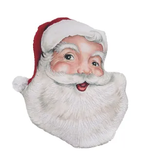 Vintage Santa Shaped Pillow