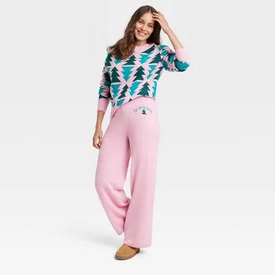 Women's On Holiday Graphic Sweater Pants